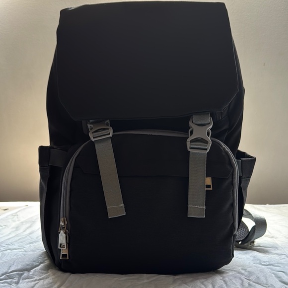 Amazon Handbags - Black Backpack style Diaper Bag